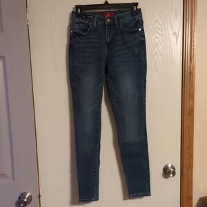 Jennifer Lopez Distressed Flawless Sculpt Skinny Jeans Size 2